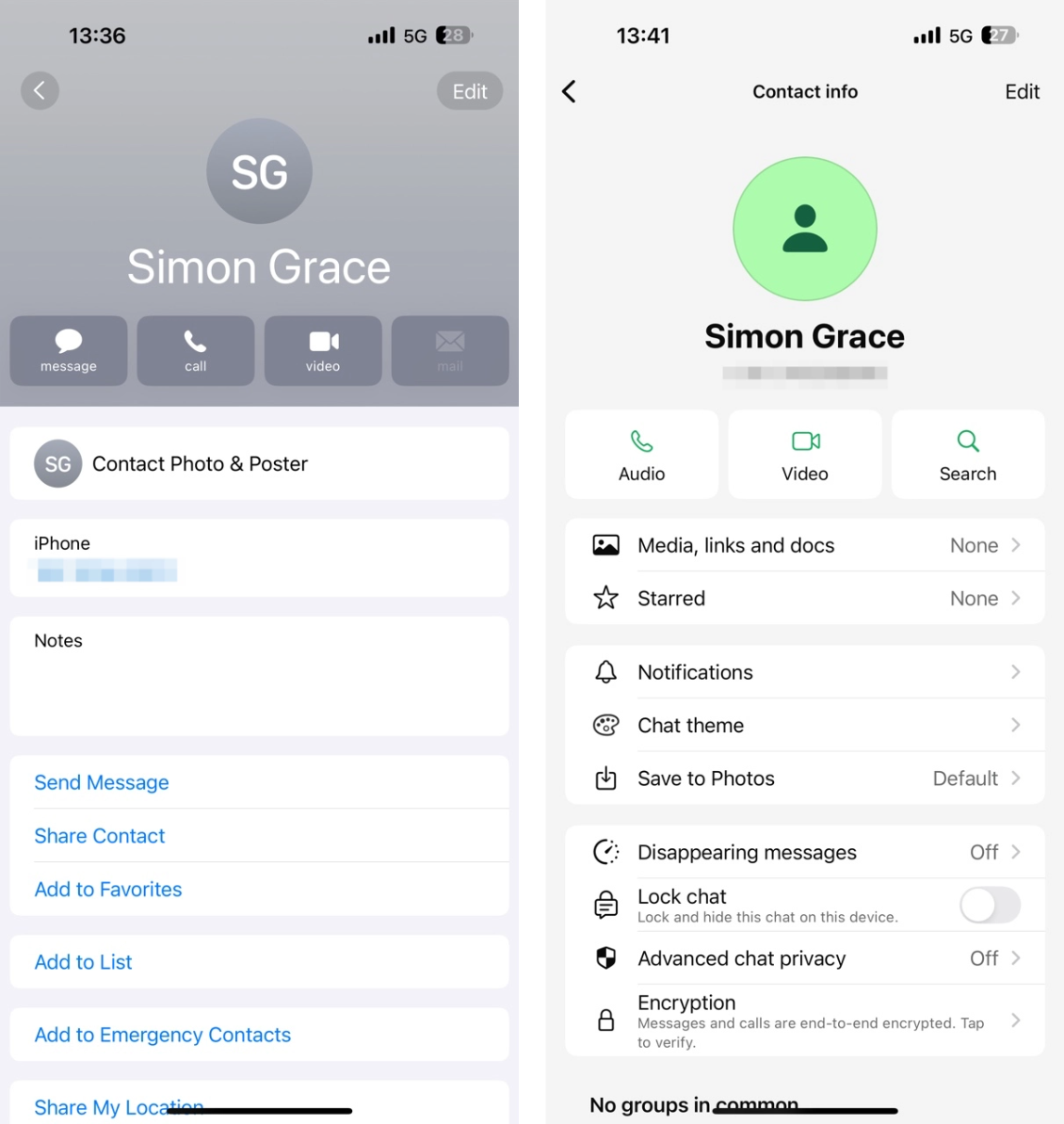 iPhone 选择全选联系人